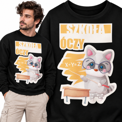 BLUZA  ŚMIESZNA  SZKOŁA  ÓCZY